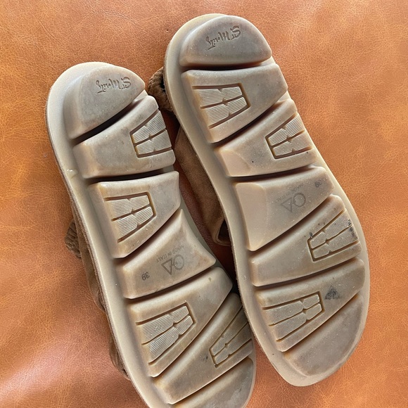 OA Non-Fashion Italian Suede Sandals NWOT - Picture 7 of 7